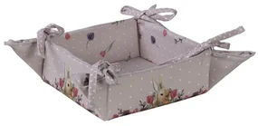 Húsvéti nyuszis pamut kenyérkosár Happy Bunny