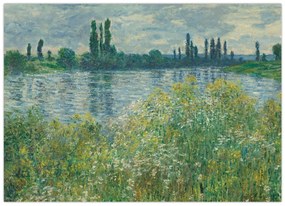 Kép - Claude Monet, Banks of the Seine, reprodukciók (70x50 cm)