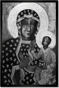 Poszterek keretben 40x60 Szűz Mária Czestochowska