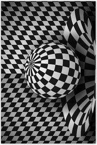 Poszterek 80x120 Absztrakt fekete-fehér