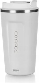 Thermo utazó bögre modern Arty fehér 450 ml