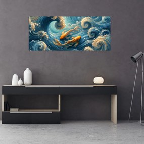 Kép - Aranyhalak (120x50 cm)