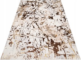 Gold Szőnyeg 80x150 Stílusos Modern Fényes W03