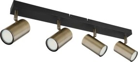 Globo 57911-4M - ROBBY 4xGU10/35W spotlámpa, fekete/fém