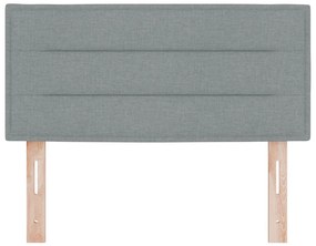 Fejtámla Vonalak Mintával Világosszürke 90 cm Szövet
