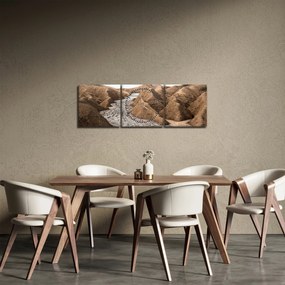 Kép - Román vulkán (órával) (90x30 cm)