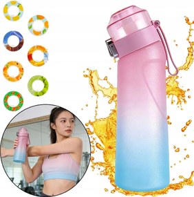 Ízesített 650 ml-es vizes palack 7 kapszulával Cukor- és kalóriamentes