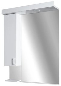 Viva STYLE Tükrös fürdőszobai szekrény LED világítással - BALOS szekrénnyel - 55 x 97 x 17 cm