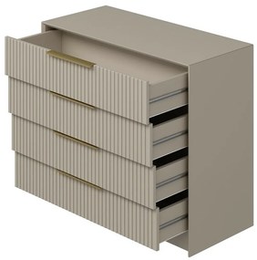 Kale Beige komód tükörrel