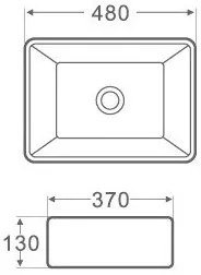 AREZZO design Placa mosdótál AR-058