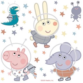 Peppa pig Space öntapadó dekoráció, 30 x 30 cm