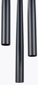 Sollux SL.1463 - Csillár zsinóron BLISS 3xG9/8W/230V fekete