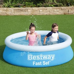 Bestway Fast Set kék kerek felfújható medence 183 x 51 cm