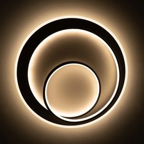 BRILAGI - Dimmelhető LED mennyezeti lámpatest FLARE LED/70W/230V átm. 50 cm fehér/fekete + távirányító