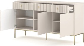 Komód MAGGIORE MA03 3 ajtó/3 fiók kasmír/arany