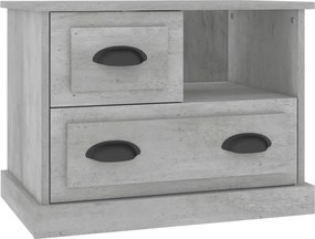 vidaXL betonszürke éjjeliszekrény 60x39x45 cm