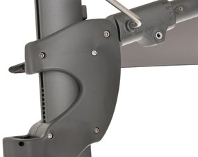 Horizon Premium slnečník 300x300 cm sivohnedý