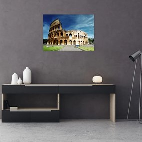 Kép - Colosseum Rómában, Olaszországban (üvegen) (70x50 cm)