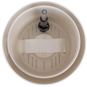 Plastia Tolita önöntöző virágtartó, barna, átmérő: 19 cm, 19 cm átmérőjű