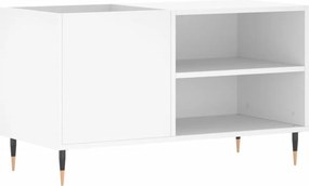 vidaXL fehér szerelt fa hanglemezszekrény 85x38x48 cm