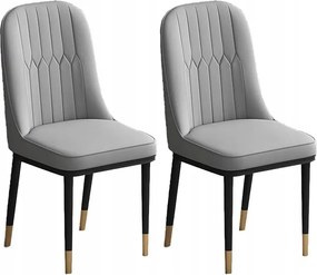 2db Milano étkezőszék – Bézs Stof– Fa lábak