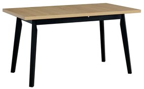 Asztal Harry 80 x 140+180 V (gandson tölgy L) (fekete). 1059238