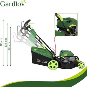 Benzinmotoros fűnyíró GARDLOV DriveXPro 196 cm³ - 51 cm kinyúlás, 60 literes kosár