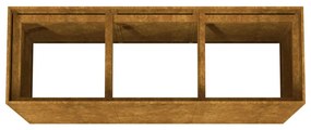 corten acél kerti magaságyás 120x40x80 cm