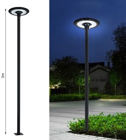 Brilagi - URBANSPARK LED utcai lámpa 120W 230V fekete IP65