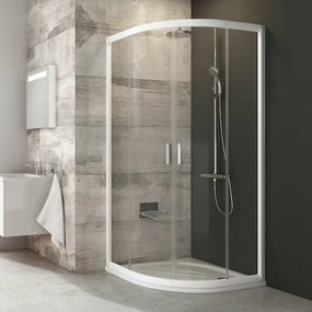Ravak Blix 3b270100z1 90x90 cm-es negyedkör alakú zuhanykabin BLCP490T0
