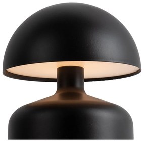 Fekete LED asztali lámpa (magasság 15 cm) Impetu – Leitmotiv