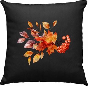 Párna Őszi csokor Art Fekete
