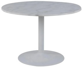 Tarifa márvány étkezőasztal 110 cm fehér