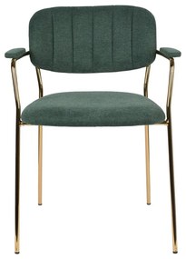 Sötétzöld étkezőszék szett 2 db-os Jolien – White Label