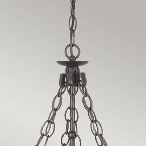 Elstead WR6-GRAPHITE - Csillár láncon WARWICK 6xE14/60W/230V