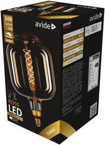 Avide LED Jumbo Filament Ross 180x295mm Amber 8W E27 2400K Fényerőszabályzós