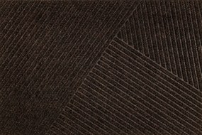 Lábtörlő kültéri bejárati szőnyeg|Dune|Stripes Dark brown 60x90cm