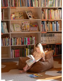 Barna kordbársony gyerek babzsákfotel Chair – Wigiwama