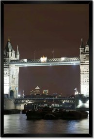 Poszterek keretben 40x60 Megvilágított toronyhíd