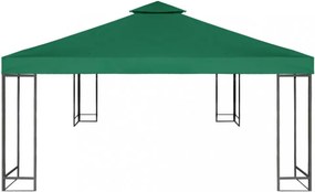 zöld csere pavilon ponyvatető 310 g/m² 3 x 3 m