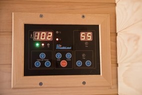 Sauna DeLuxe 2200 Carbon - BT, barna