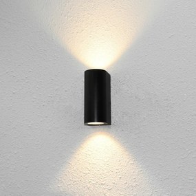 ITALUX OWL-2197-2R GENTA Modern Kültéri Fali Lámpa Fekete GU10 IP54