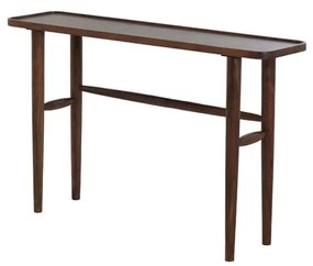 Barna akácfa konzolasztal 30x120 cm Qiano – Light &amp; Living