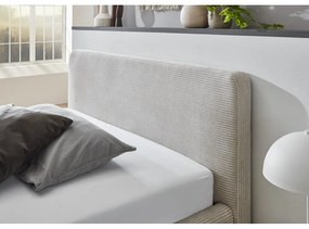 Bézs kárpitozott egyszemélyes ágy ágyrács nélkül 120x200 cm Mattis – Meise Möbel