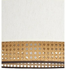 Felületre szerelhető csillár NATIA 1xE27/60W/230V fehér/barna