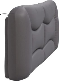 szürke műbőr fejtámla párna Hvar 180 cm
