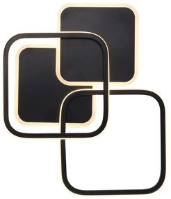 Leuchten Direkt 14117-18 - LED Mennyezeti lámpa SEVENT LED/36W/230V fekete