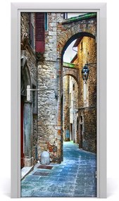 Poszter tapéta ajtóra olasz utcákon 75x205 cm