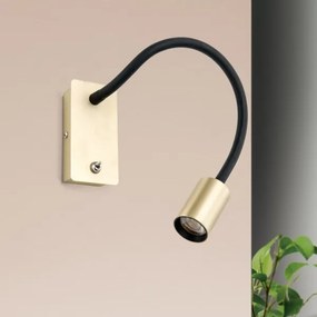 Orion WA 2-1342 - LED Rugalmas fal kislámp KURT LED/5W/230V arany