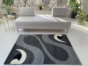 Karizma Szürke Fekete 46 (grey-black) szőnyeg 150x230